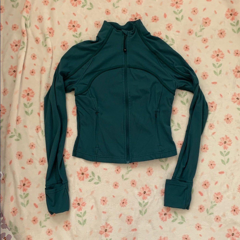 Teal Ribbed Lululemon Define Jacket! - image 2